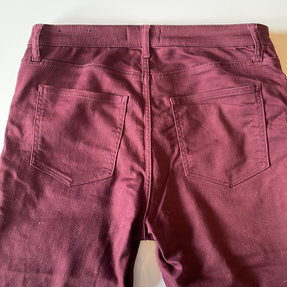 H&M LOGG Maroon High Rise Skinny - Picture 3 of 5
